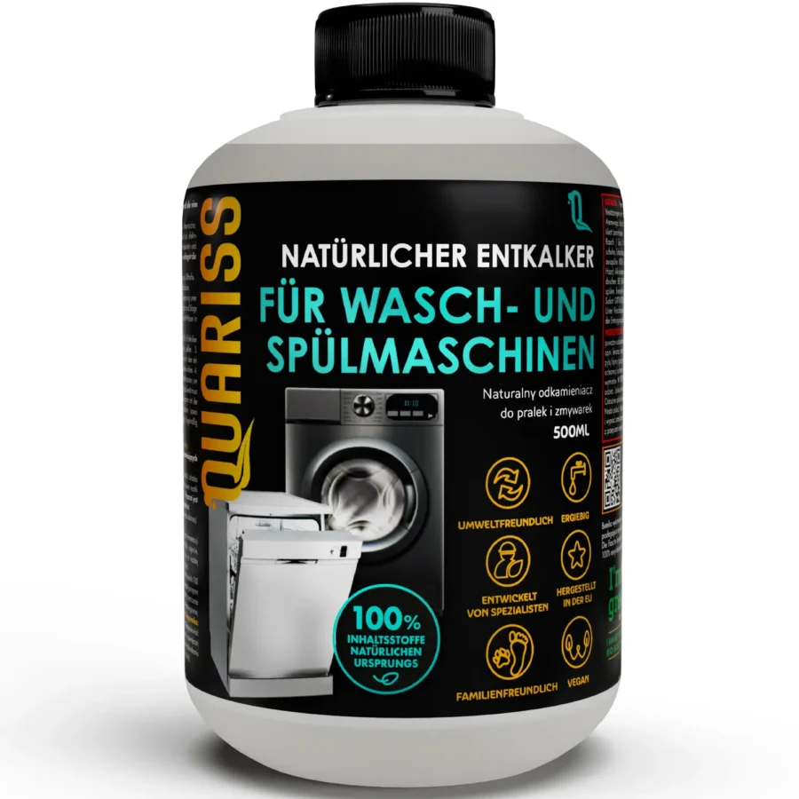 Quariss natūrali skalbimo mašinų ir indaplovių nukalkinimo priemonė, 500 ml