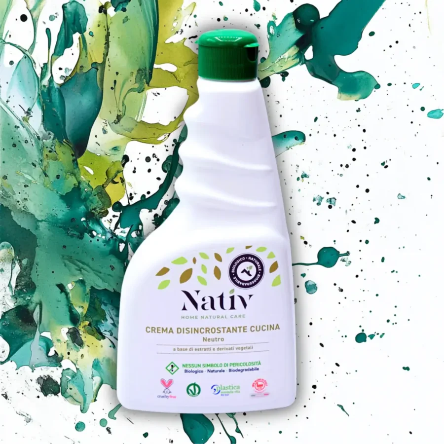 Nativ nerūdijančio plieno paviršių valiklis, neutralus kvapas, 500 ml