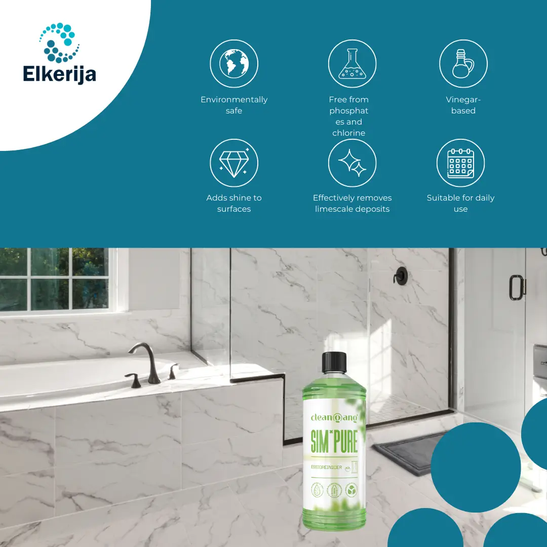 Cleangang SIM*PURE universal cleaner with vinegar, 1000 ml