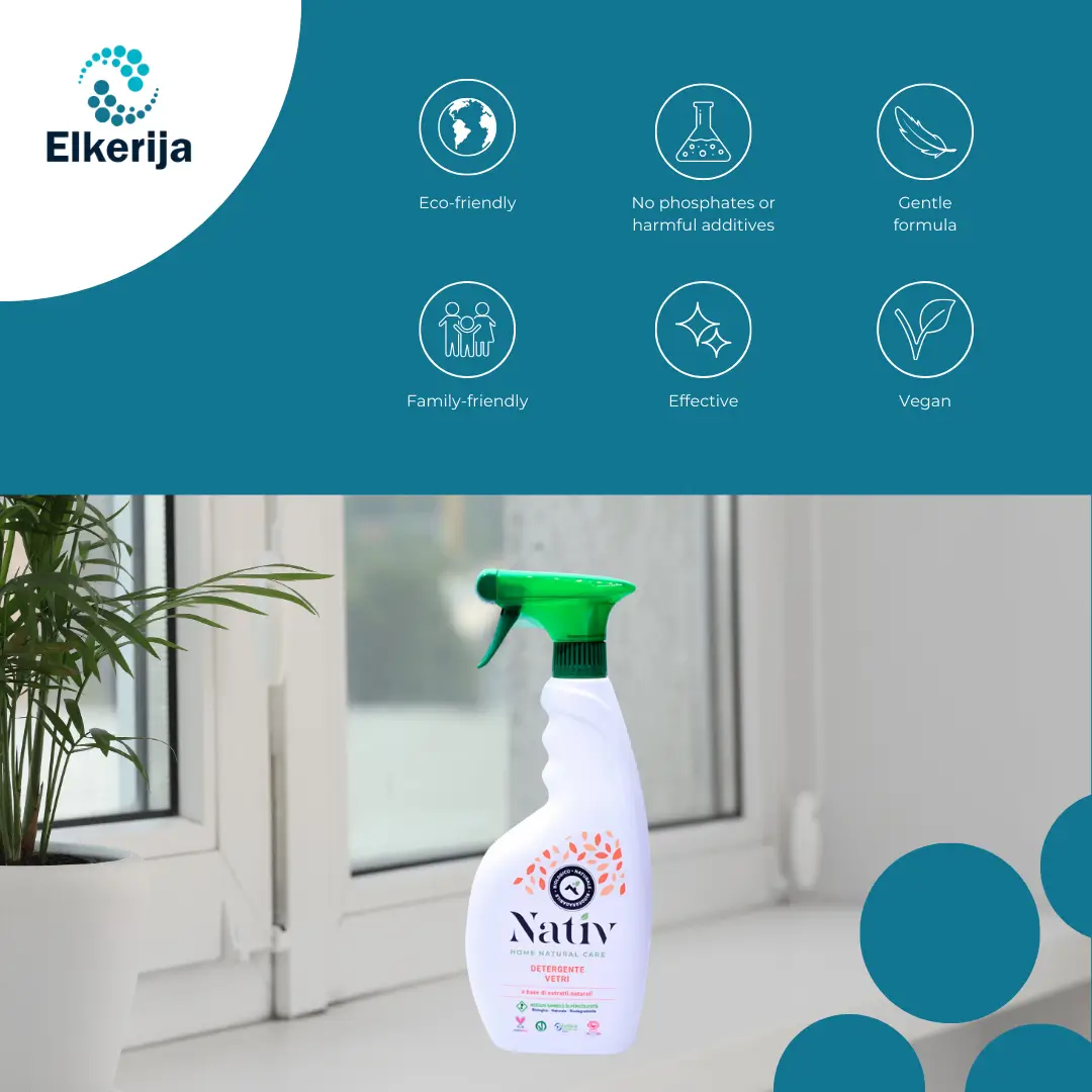 Nativ glass cleaner, 750 ml