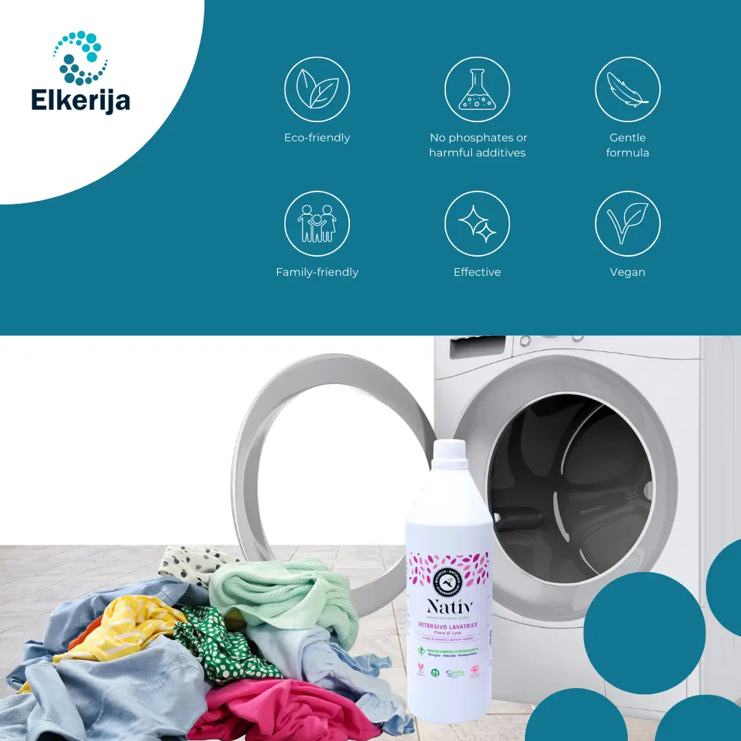 Nativ laundry detergent EN Nativ fabric softener, lotus flower scent, 1000 ml