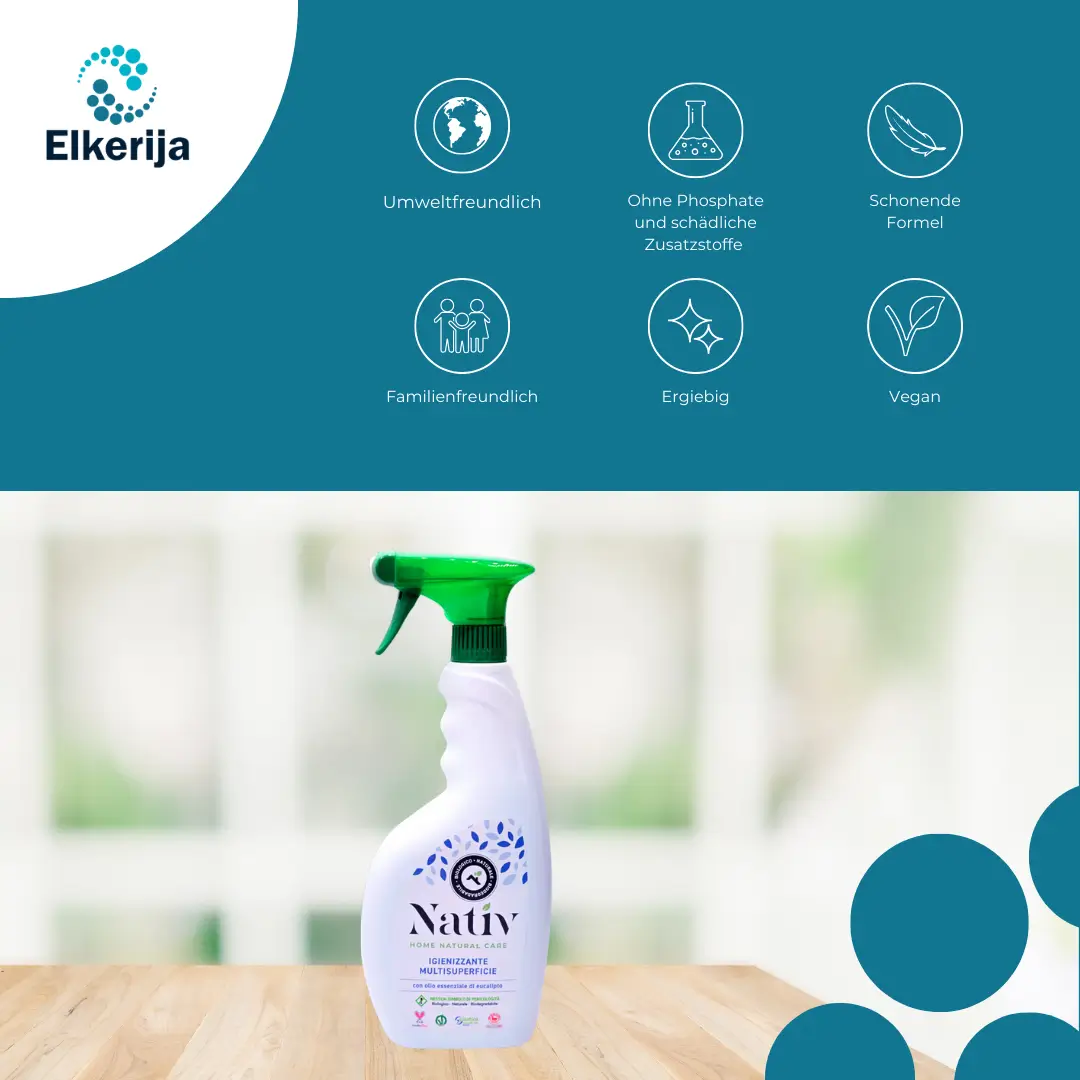 Nativ Multi-Flächen-Desinfektionsmittel, 750 ml