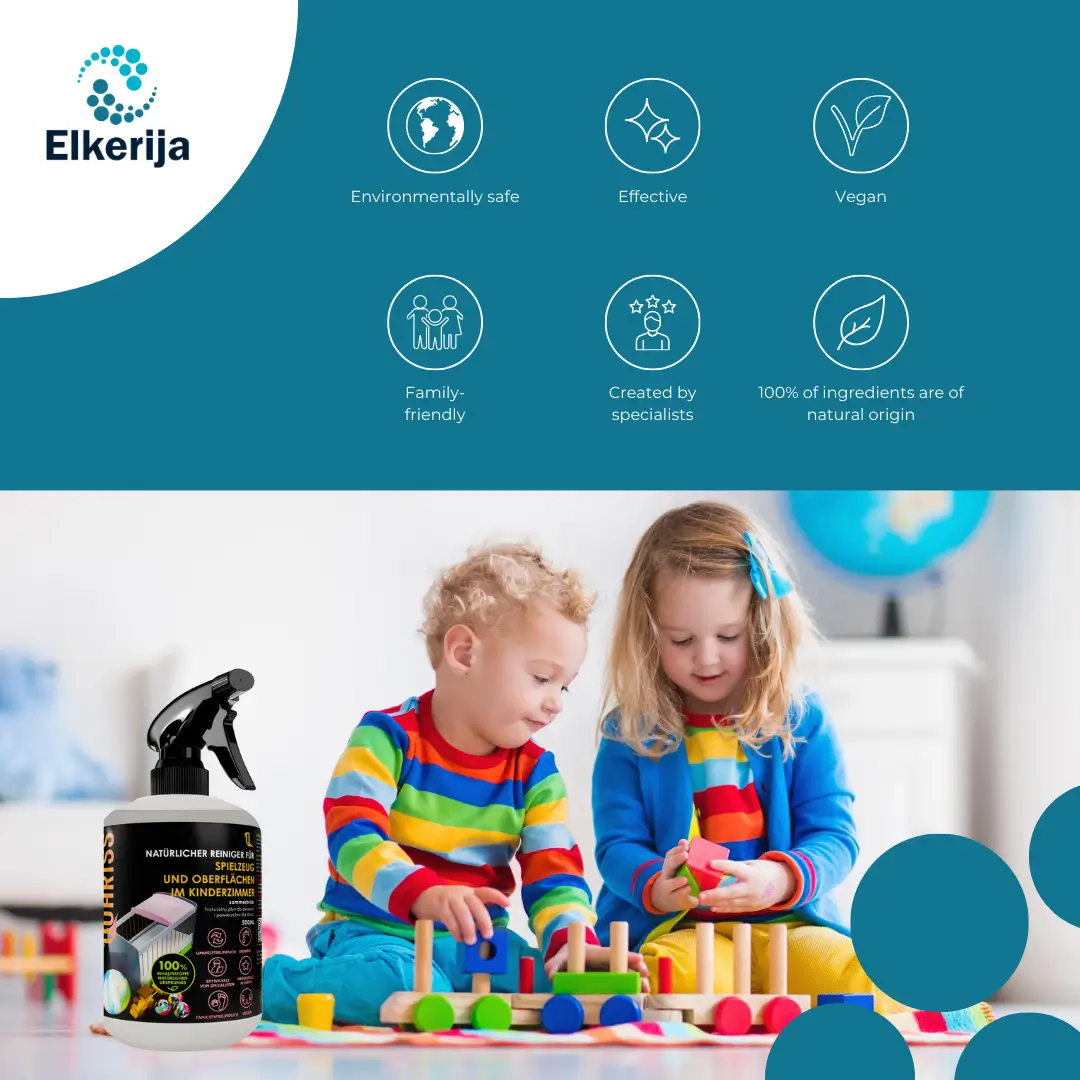 Quariss Natural Cleaner for Toys and Children’s Surfaces, 500 ml