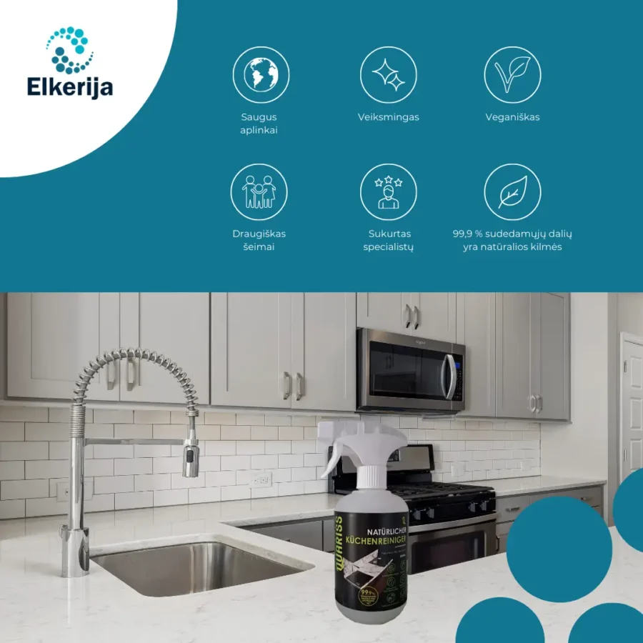 Quariss natūralus virtuvės valiklis, 500ml