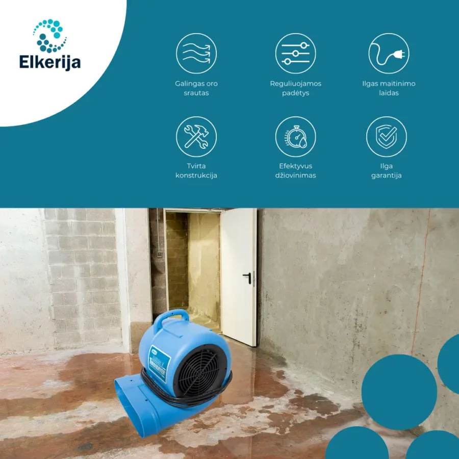 Sahara E TurboDryer grindų ir kilimų džiovintuvas