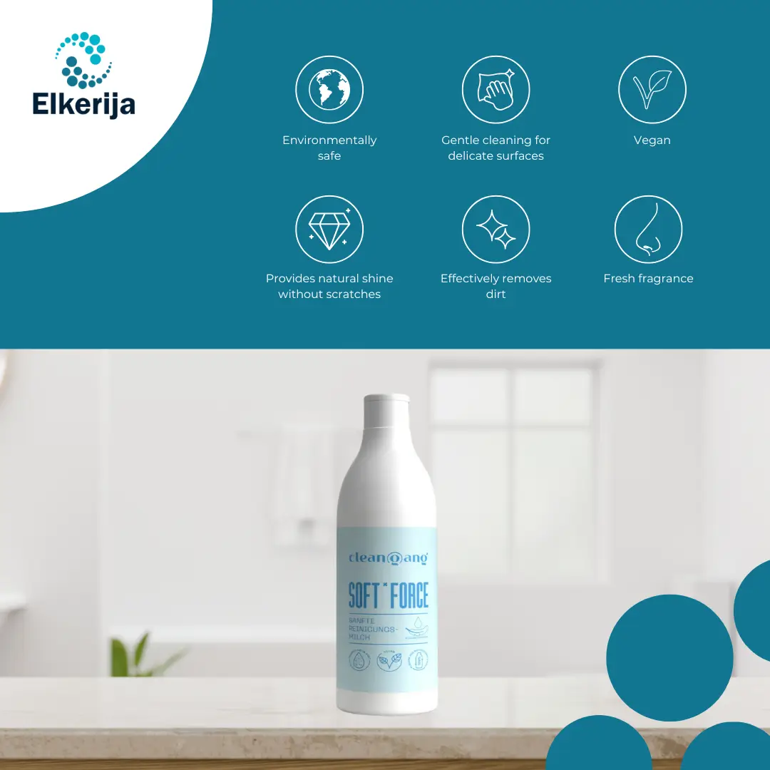 Cleangang Soft’Force gentle cleaning milk with micro particles, 500 ml