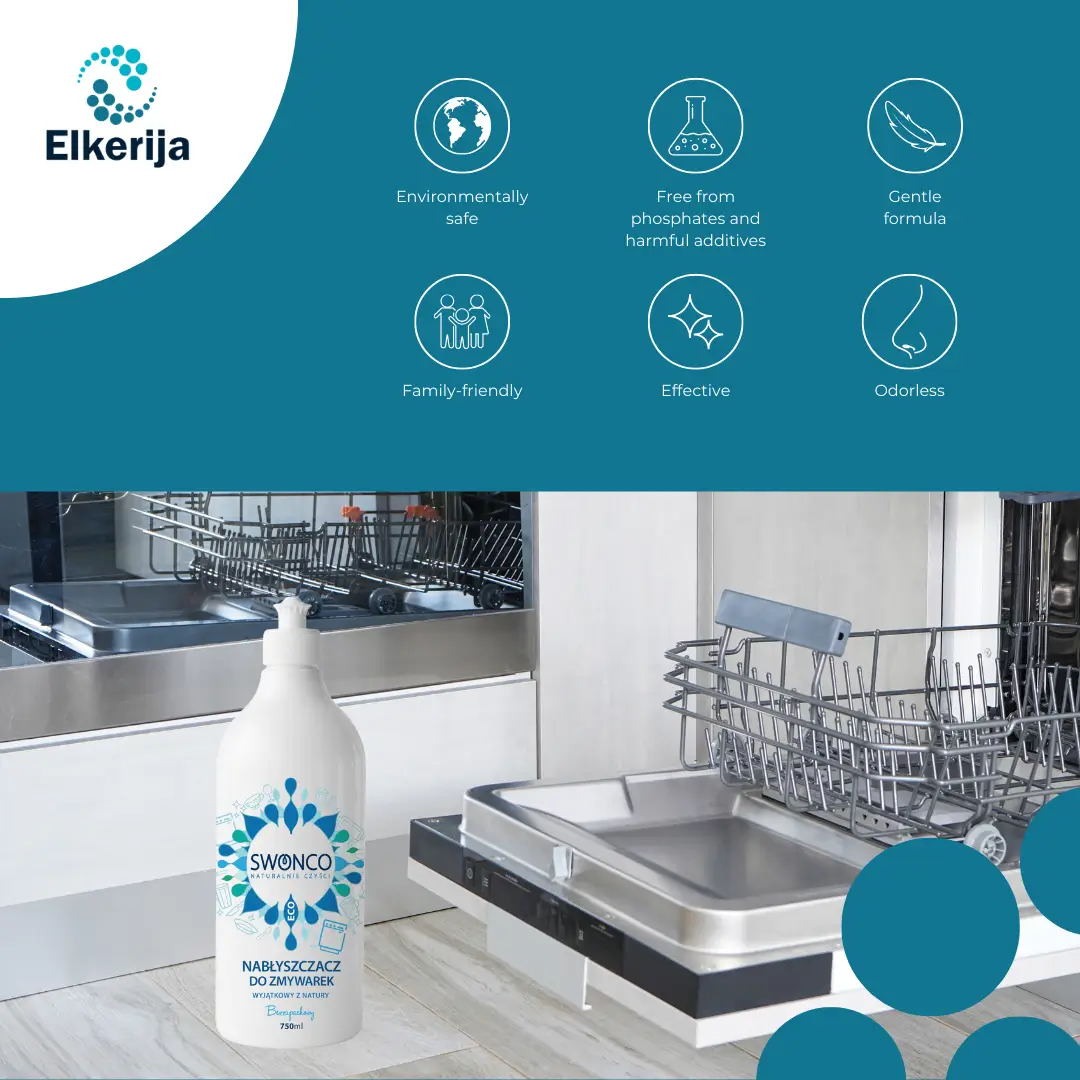 Swonco Dishwasher Rinse Aid, 750 ml