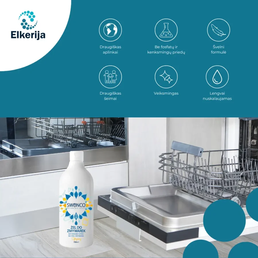 Swonco indaplovių gelis, 50 plovimų, 750 ml