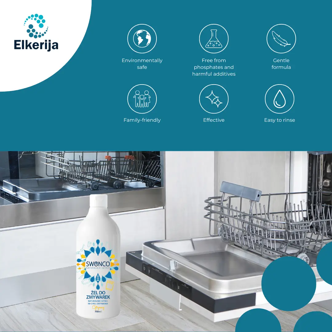 Swonco Dishwasher Gel, 50 Washes, 750 ml