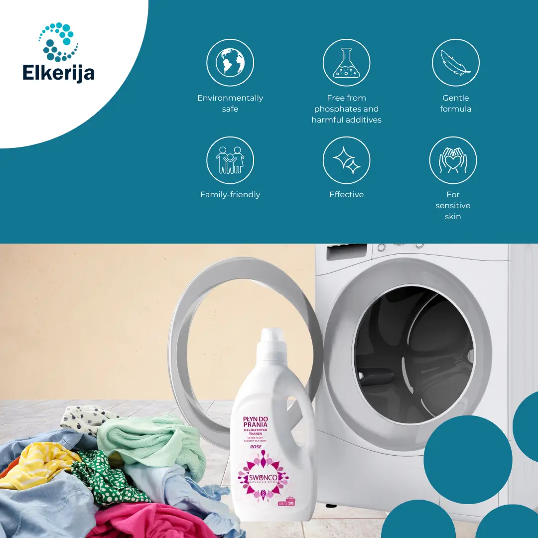 Swonco detergent for delicate fabrics Rose, 30 washes, 1,5 L