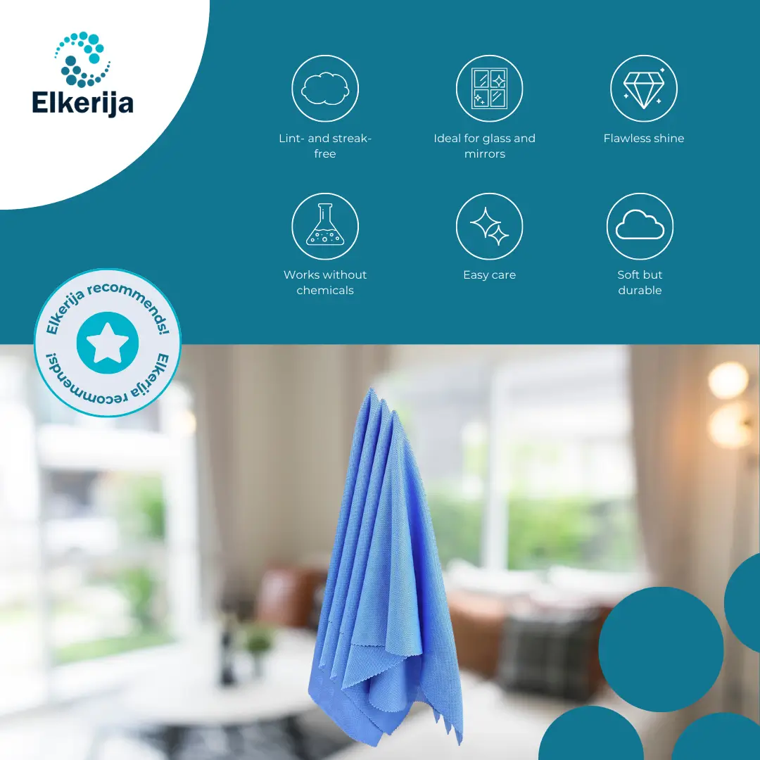 Z-WATER Microfiber Cloth for Glass 40×40 cm