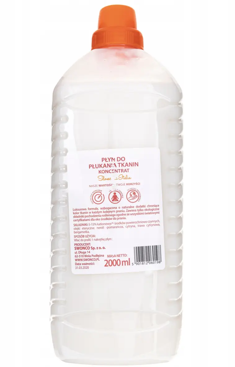 Swonco Fabric Softener, 80 Washes, 2000 ml