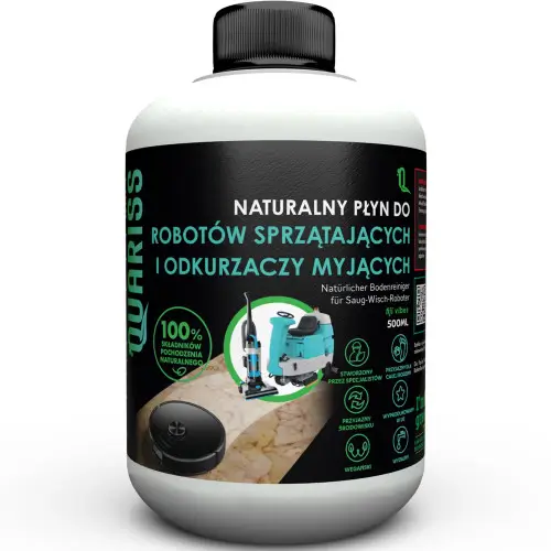 Quariss natūralus valiklis grindų plovimo robotams ir plaunantiems dulkių siurbliams, 500 ml