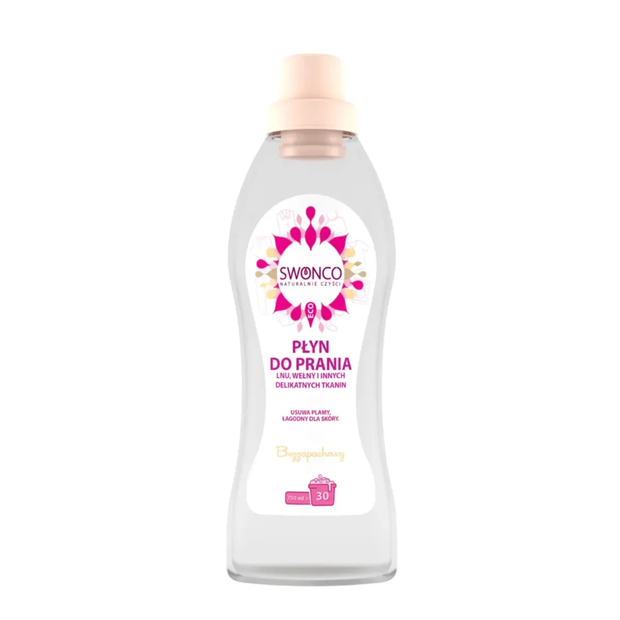 Swonco skalbiklis linui, ramijai, vilnai ir švelniems audiniams, bekvapis, 25-35 skalbimai, 750 ml