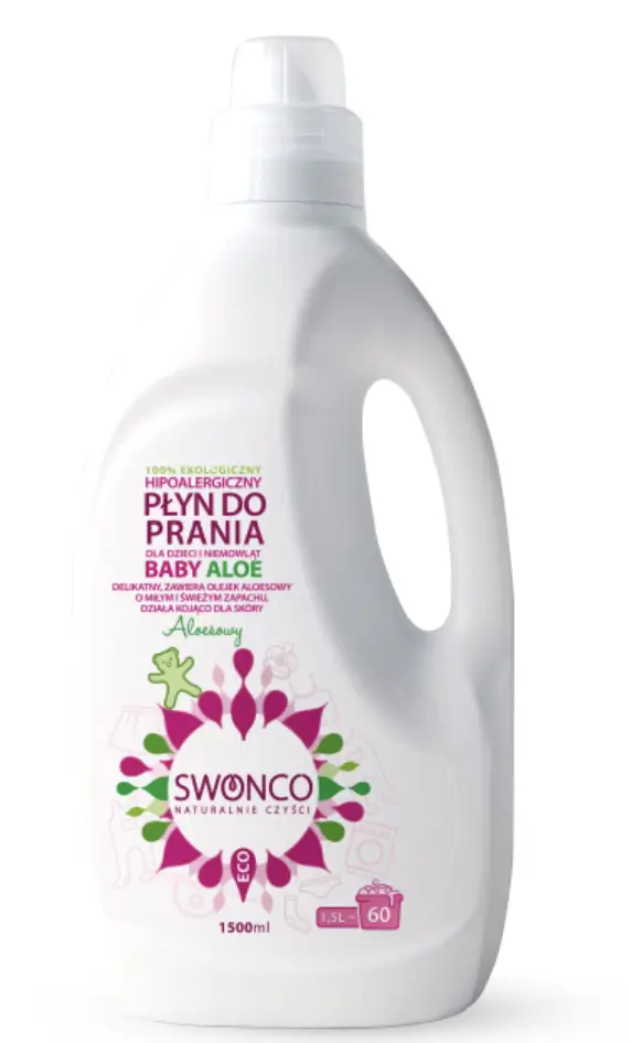 Swonco Laundry Detergent for Children’s Clothes, 60 Washes,  1.5 L