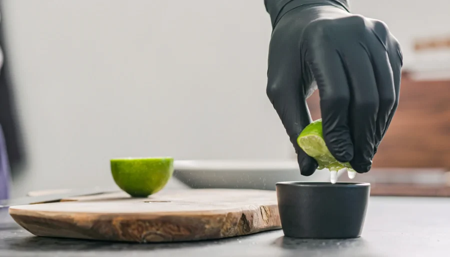 Kid-Man® NIGL100BK disposable nitrile gloves, pack of 100 pcs