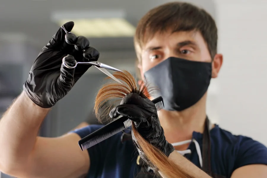 Kid-Man® NIGL100BK disposable nitrile gloves, pack of 100 pcs