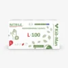 Kid-Man biodegradable nitrile gloves BDG, pack of 100 pcs