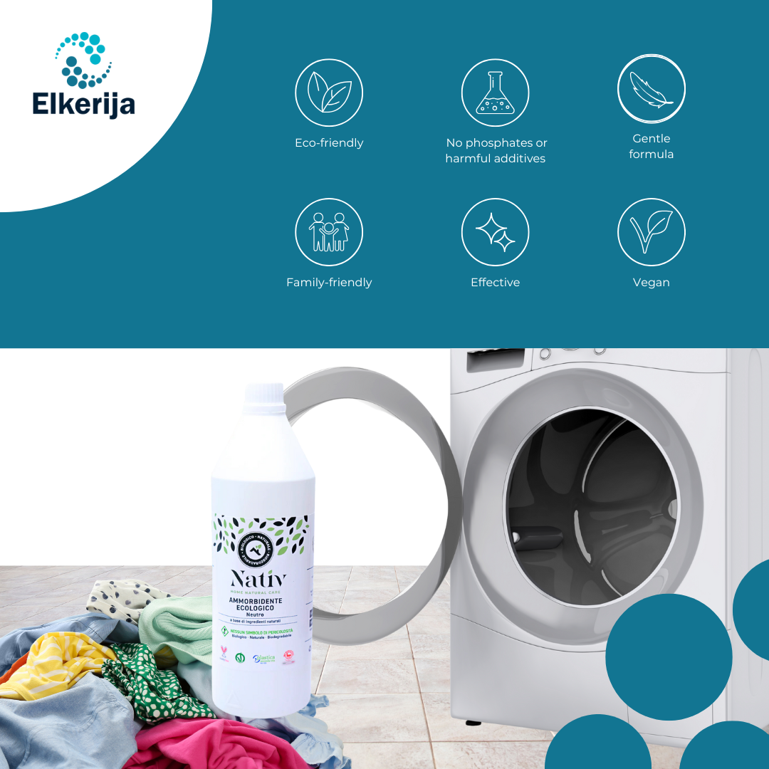 Nativ Fabric Softener, 1000 ml